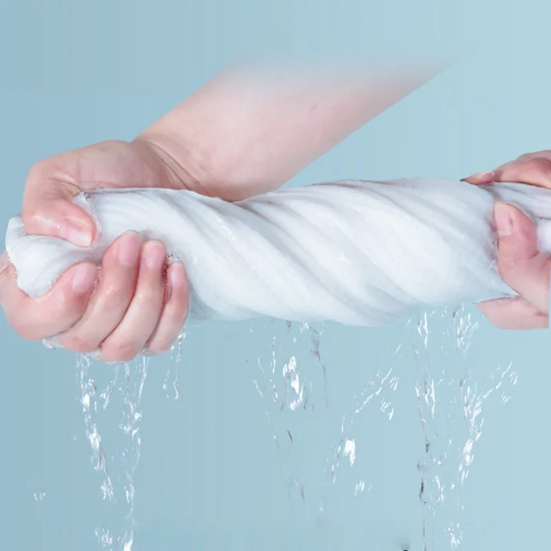 10Sets Disposable Bath&Face Towel Set Individually Wrapped 70*140cm Bath Towel 30*60cm for Travel Hotel Camping Hospital Pet Use - Image 3