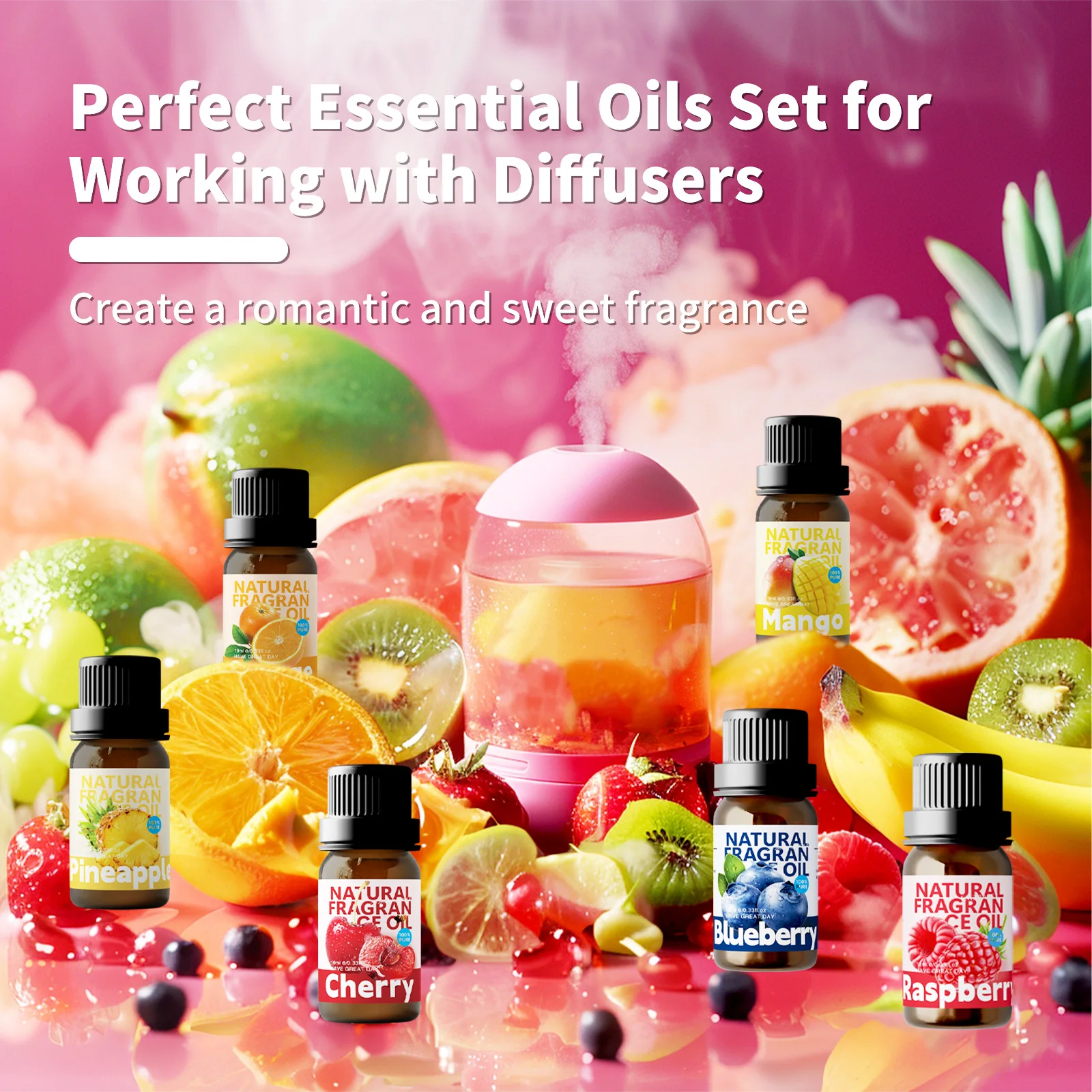 10ml Cranberry Fragrance Oils Fruit Fragrance Oil Fresh Fragrance Oil Gift To Friends Candle Making Diffuser Oil - Image 5