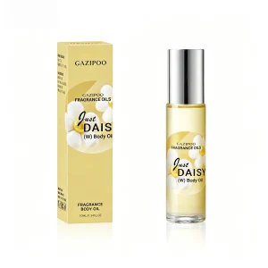 10ml Just Daisy Women Vanilla Body Perfume Oil， Long‑Lasting Fragrance Oil - Fresh Floral Violet Gardenia Jasmine Musk Vanilla