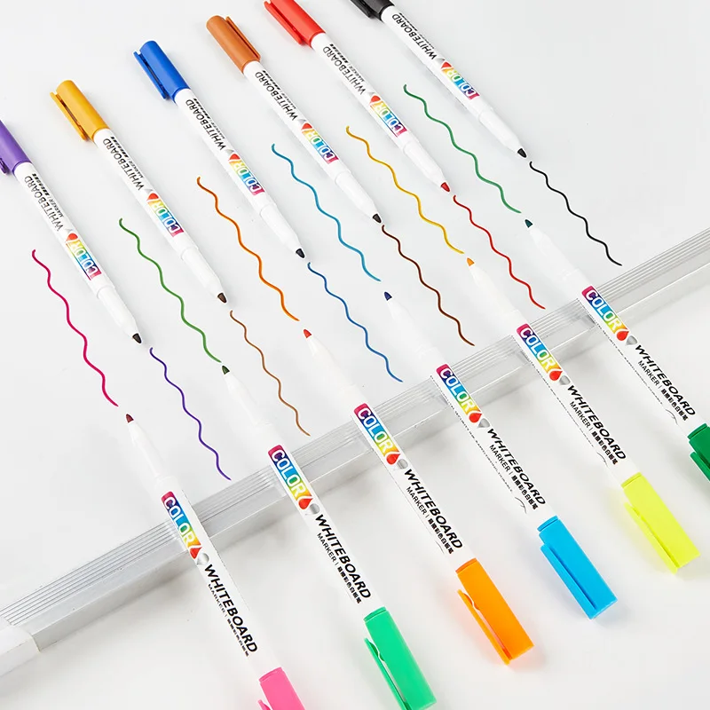 12 Color Blackboard Pencil Markers Erasable Water-based Marker Pen Non-toxic Writing and Drawing Learning Pen for Children - Image 2