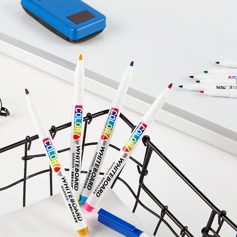 12 Color Blackboard Pencil Markers Erasable Water-based Marker Pen Non-toxic Writing and Drawing Learning Pen for Children - Image 3