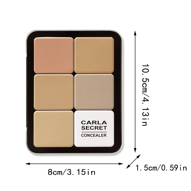 12 Color Concealer Palette Matte Phosphor Outline Makeup Palette Cream Foundation Make-up Makeup Face Repair - Image 5