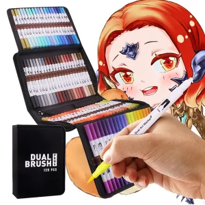 12/24/36/100/120 Colors Dual Brush Markers Pens Colored Pencil Watercolor Art Markers Fineliner Calligraphy Pens Art Supply