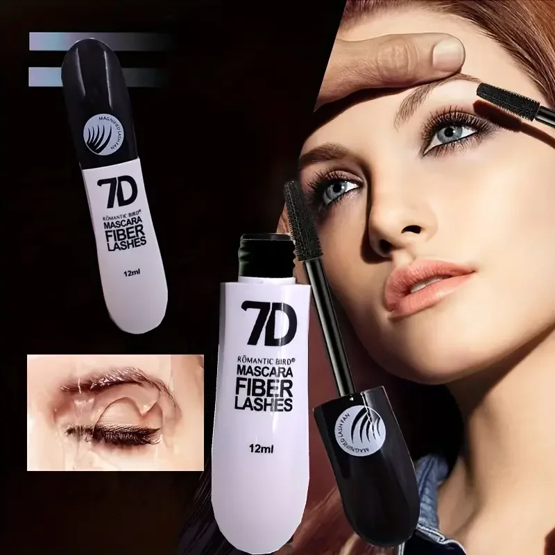 1/2/3PCS 9D Fiber Mascara Set Waterproof Durable Curling Mascara Sweatproof Anti-smudge Slimming Base Mascara for all skin types - Image 4