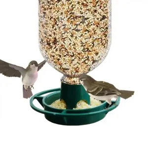 1/2/5pcs Plastic Hanging Bird Feeder for Garden Yard Balcony DIY Coke Bottle Feeder for Wild Birds Hummingbirds Bird Feeder Base