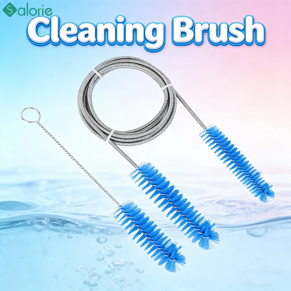 1/2PCS CPAP Cleaning Brush for Mask and Tube CPAP Accessories Fit Standard 22mm and 19mm Diameter Pipe Length 2m Dual Brush Head