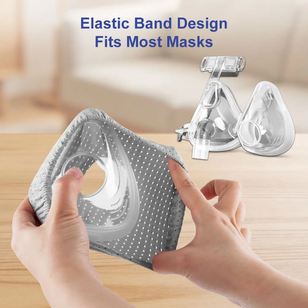1/2PCS CPAP Mask Liners, Soft Reusable Mask Covers for F20 Full Face Mask Cushion, Reduce Red Marks & Prevents Pressure Sores - Image 4