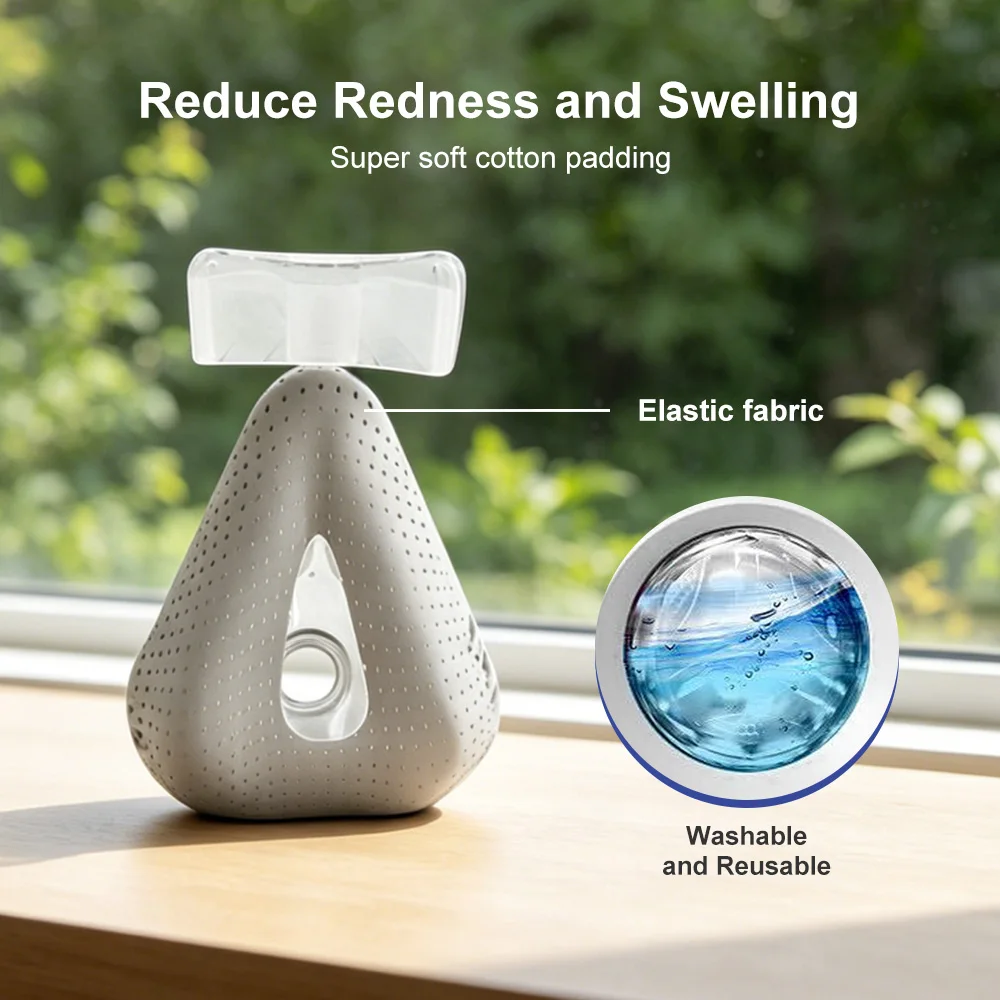 1/2PCS CPAP Mask Liners, Soft Reusable Mask Covers for F20 Full Face Mask Cushion, Reduce Red Marks & Prevents Pressure Sores - Image 2