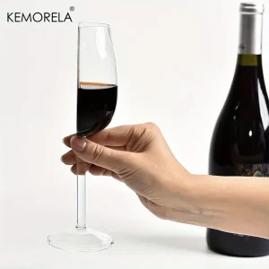 1/2PCS Novelty Wine Glass Set European Style Half Red Wine And Champagne Glasses High Quality Glass Suitable for Home Gathering