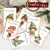 12pcs Christmas Greeting Cards With Envelopes-Cute Elf Designs,Christmas Wishes To Friends Family,Party Favors,Festive Mailings