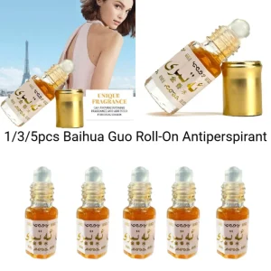 1/3/5pcs Saudi Arabia Baihua Fruit Long-Lasting Fragrance Roll-On Deodorant Refreshing Portable Fragrance Deodorant 3ml 2026 New