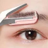 1/3PCS Eyebrow Trimmer Makeup Tools Stainless Steel Eyebrow Scissors with Comb Hair Removal Eyebrows Shaping Makeup Tools
