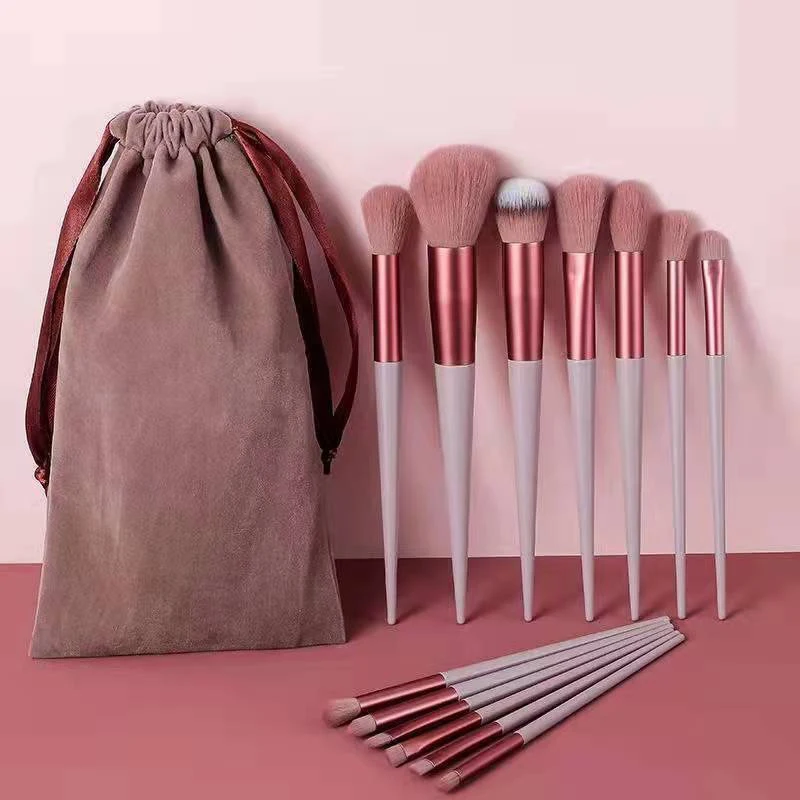 13PCS Of New Makeup Brush Set Portable Soft Hair Powder Brush Eye Shadow Brush Full Set Of Makeup Brush Tools - Image 4