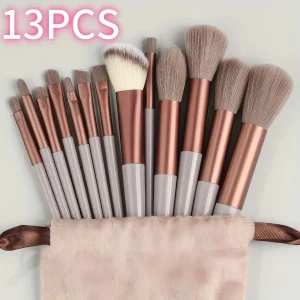 13PCS Of New Makeup Brush Set Portable Soft Hair Powder Brush Eye Shadow Brush Full Set Of Makeup Brush Tools