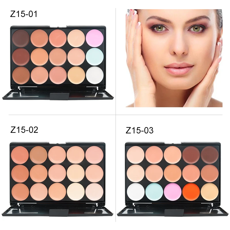 15 Colors Face Concealer Camouflage Cream Contour Palette Maquillaje Profesional Foundation Paleta Concealer - Image 2