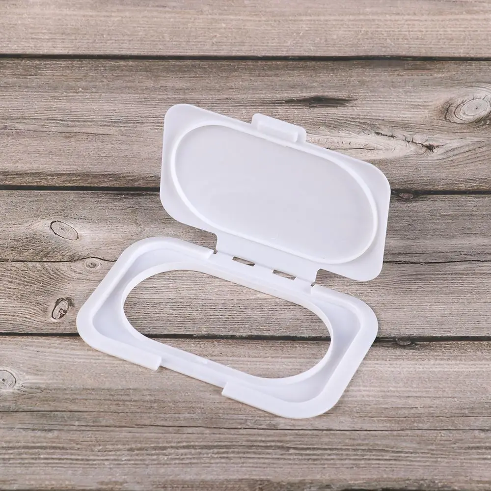 1/5/10Pcs Plastic Rectangular Baby Wipes Lid Snap-Strap Flip Caps Reusable Replacement Tissues Cover Useful Dustproof Box Lid - Image 2