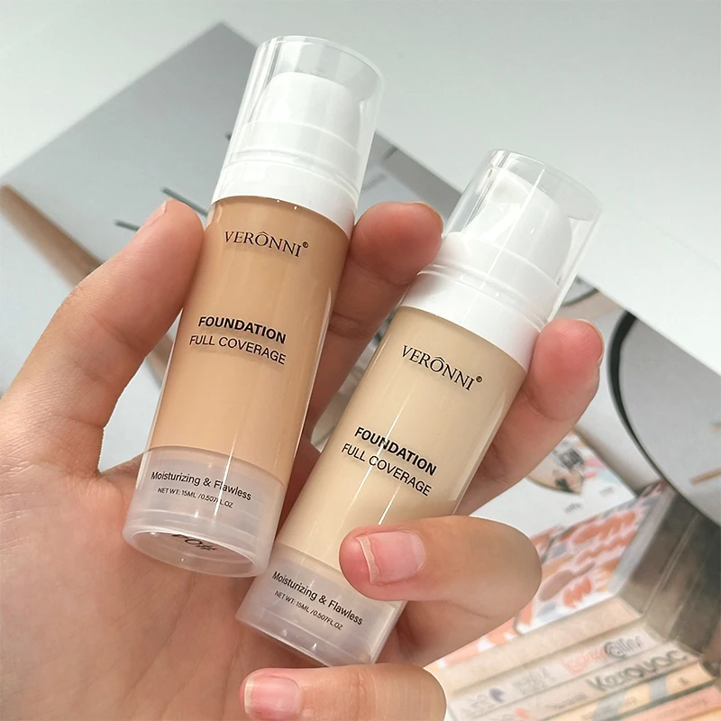15ml Full Coverage Liquid Foundation,Foundation Effective Concealer Waterproof Sweat-resistant Makeup Professional Cosmetics - Image 6