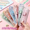 1/6/12/18pcs Pencil Ruler Eraser Set, School Supplies for Kids, Student Prize Gift, Sharpener Pencil