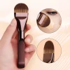 1PC Flat Head Foundation Brush Soft Synthetic Hair Streak-Free Liquid Foundation Concealer Brush Face Eye Makeup Tool
