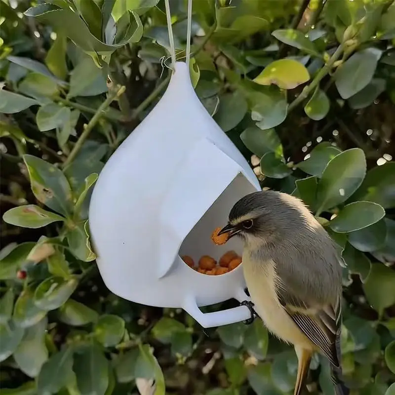 1PCS Durable plastic outdoor hanging bird feeder for courtyard decoration - Image 5