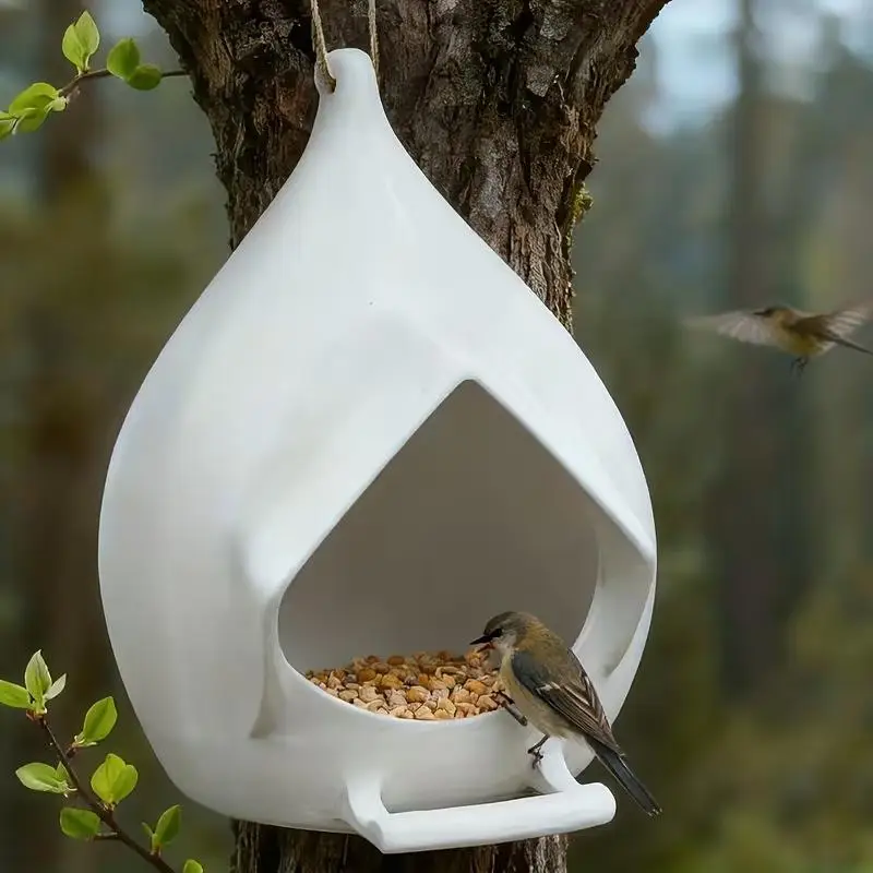 1PCS Durable plastic outdoor hanging bird feeder for courtyard decoration - Image 6