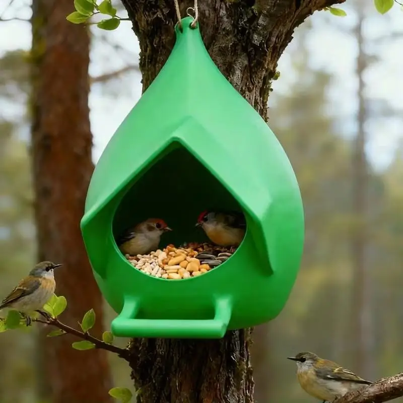 1PCS Durable plastic outdoor hanging bird feeder for courtyard decoration - Image 4