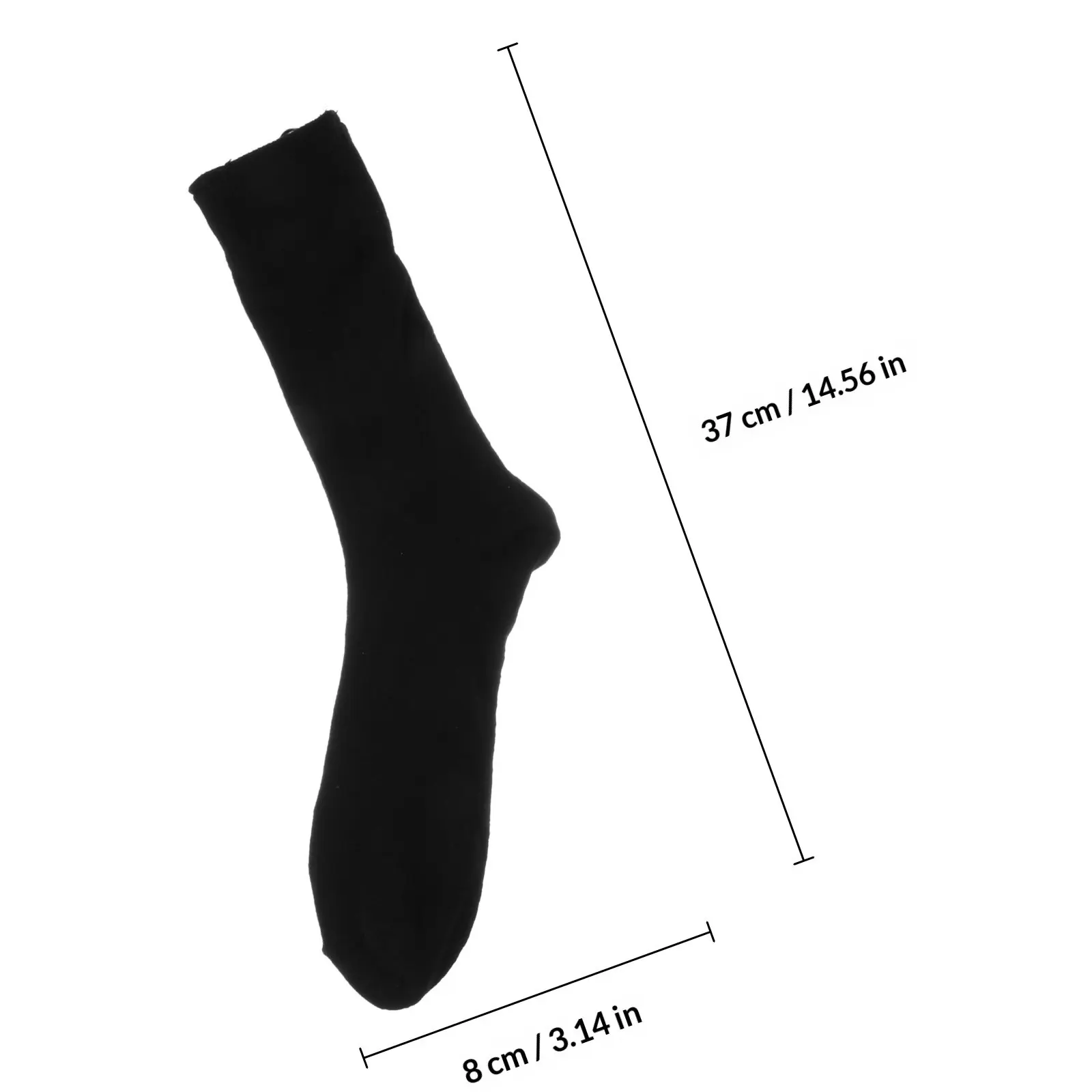 1Pair Heating Socks Cotton Heated Stockings Smart Temperature Regulation Winter Warm Footwear for Cycling Hiking Camping Skiing - Image 3