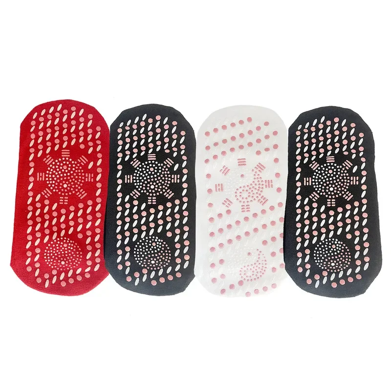 2 Pairs Self-heating Socks Men Women Non-slip Dots Foot Massage Magnetic Therapy Health Warming Fever Socks Winter Relieve Tired - Image 6