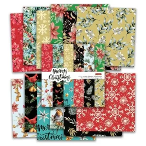 2023 new DIY merry Christmas style Scrapbooking paper pack of 24 sheets handmade craft paper craft Background pad 921