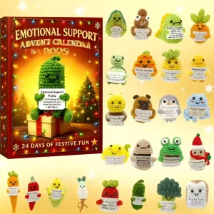 2025 Advent Calendar with 24 Days Countdown Emotional Support Messages Ideal Christmas Birthday Gift for All Ages Family Friends