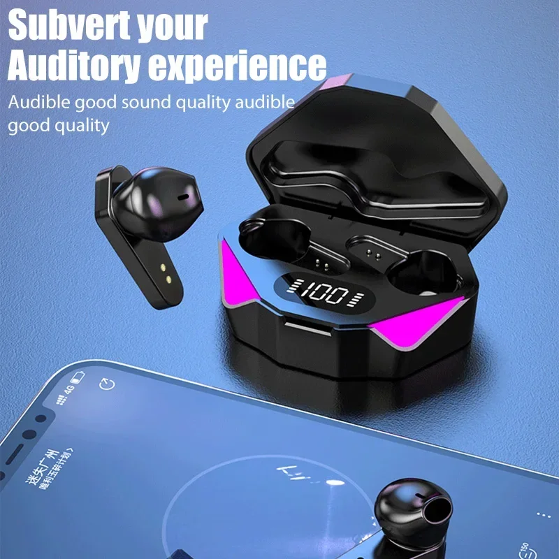 2025 New TWS Wireless Earphone 5.3 bluetooth Headphone Low Latency Earbud Esport Gaming Headset Gamer with Mic For xiaomi iphone - Image 5