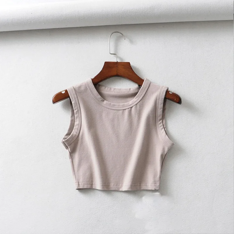 2025 Summer vintage white crop tops women biker black punk sexy tank top korean streetwear cropped sleeveless top feminino - Image 5