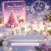 2026 Christmas Advent Calendar Jewelry DIY Bracelet Gift Box 24 Days Countdown New Year Countdown Calendar New Year Xmas Gifts