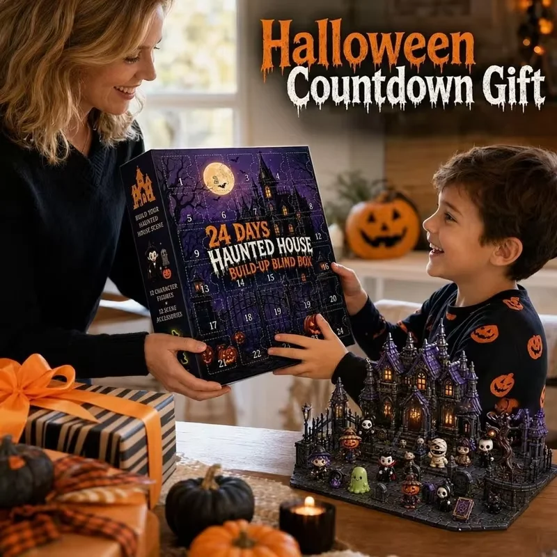 2026 Halloween Advent Calendar 24 Days Countdown 24pcs Horror Movie Mini Figures Set Desktop Home Party Decoration Surprise Gift - Image 6