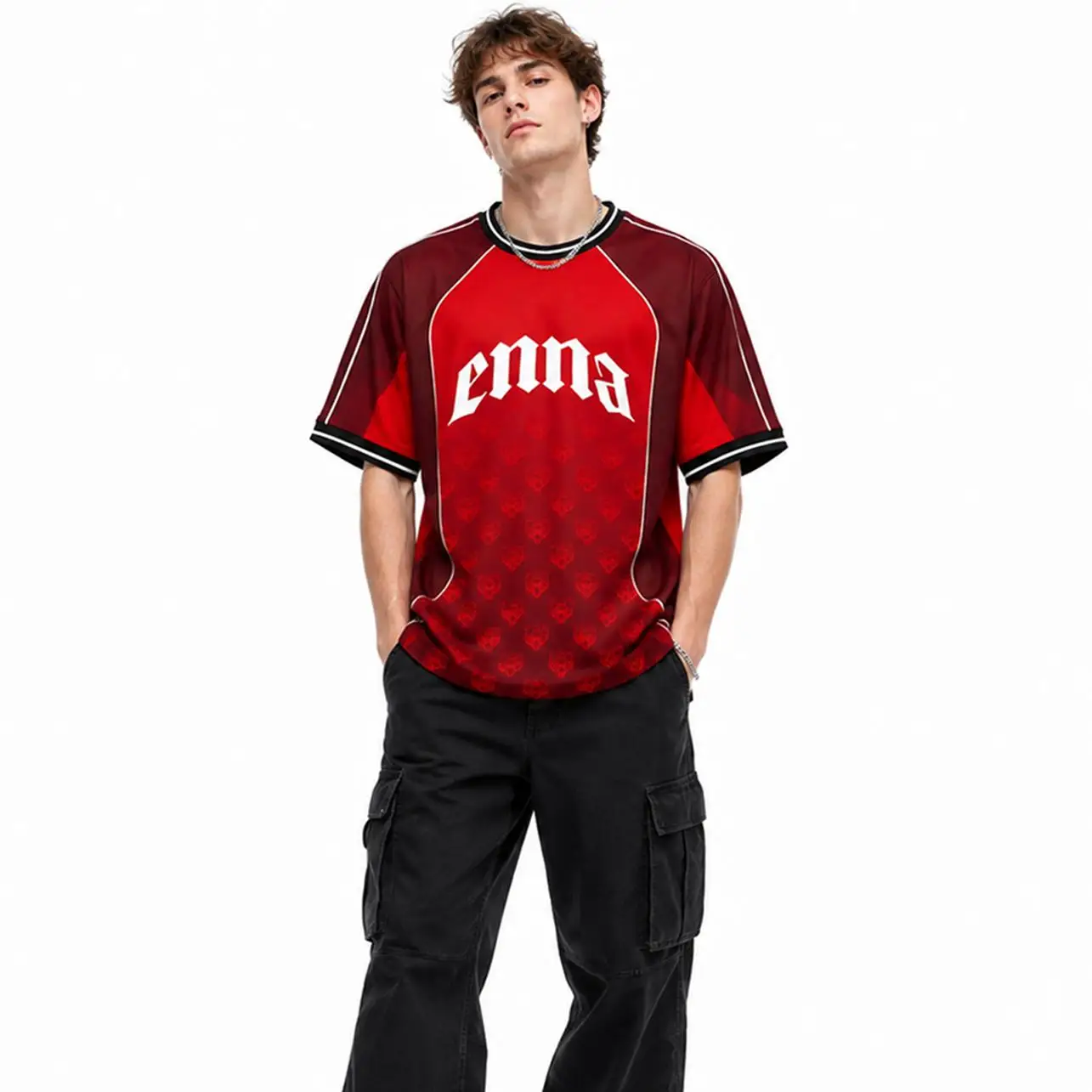 2026 New 92 ENNA Polak Jersey French Rapper PLK Fans Crew Neck Short Sleeve Tee Summer Men Women Breathable Customizable T-Shirt - Image 2