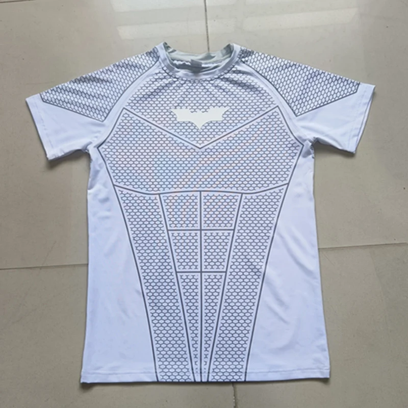 2026 New Men's Compression Quick Dry Skinny Fit Short Sleeve Athletic T-Shirt for Gym Workout Fitness Running Sport Bodybuilding - Image 2