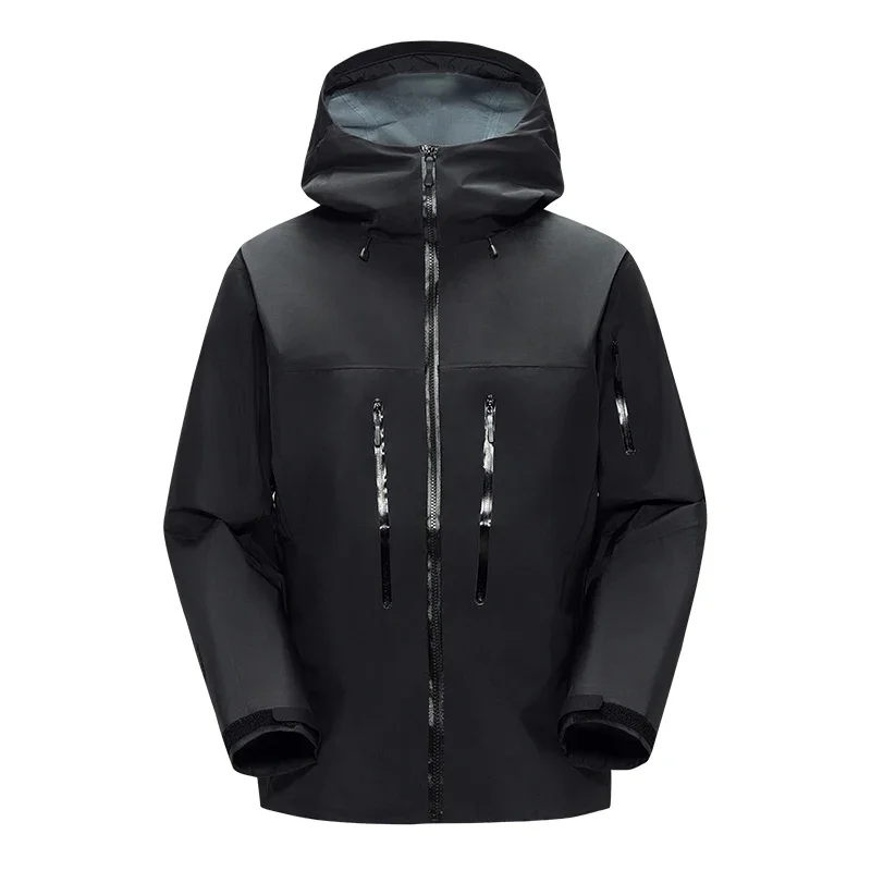 2026 New Storm Jacket Outdoor Sports Camping Mountaineering Fashion Men's Windproof British Wind Hooded Simple Storm Jacket - Image 3