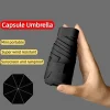 2026 Ultra Compact Mini Umbrella With Black Coating Portable Pocket Sun Rain Dual Use Lightweight Travel Umbrella For WomenMen