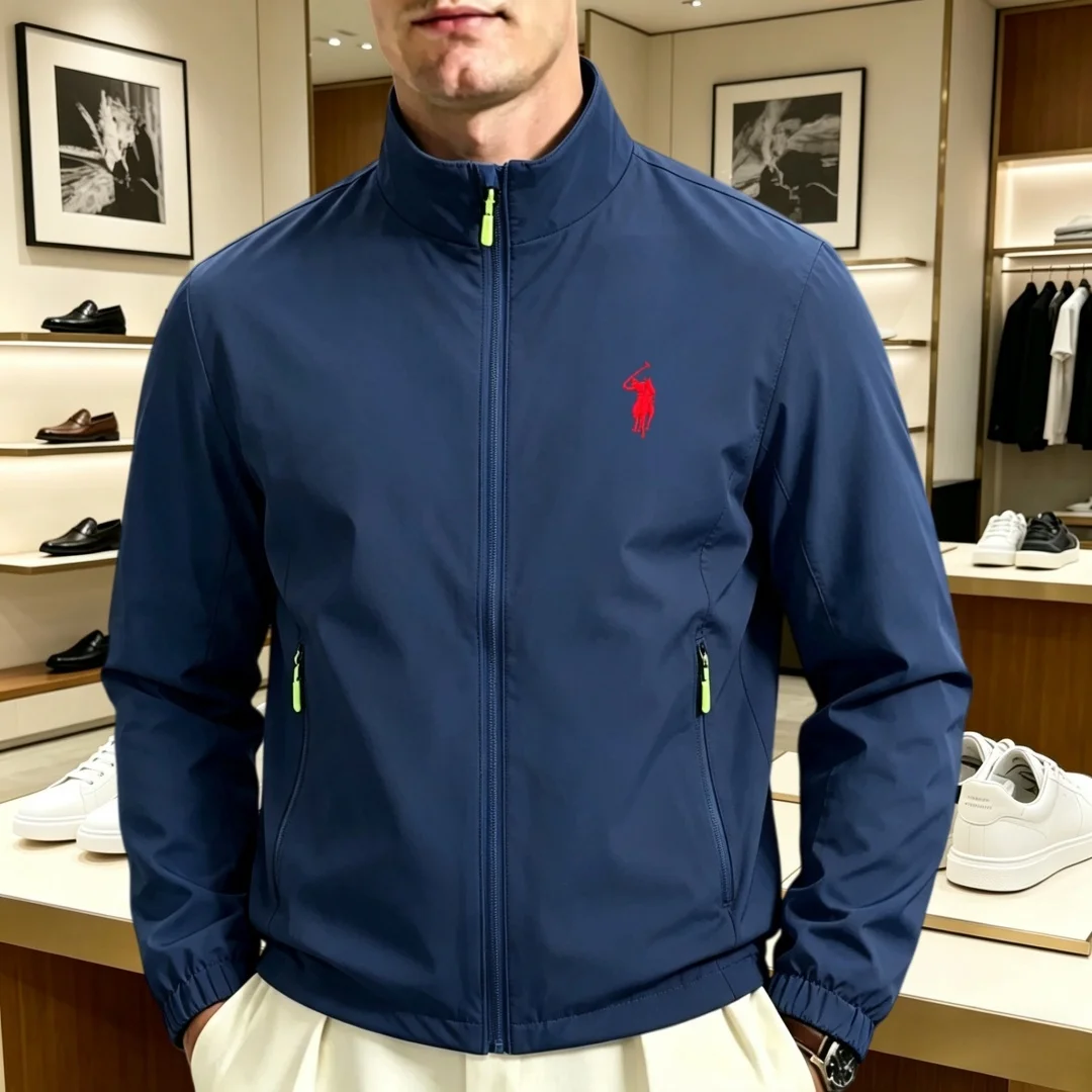 2026new high-end brand men's women's long sleeve zipper jacket autumn fashion exquisite Embroidery waterproof wear-resistant top - Image 4
