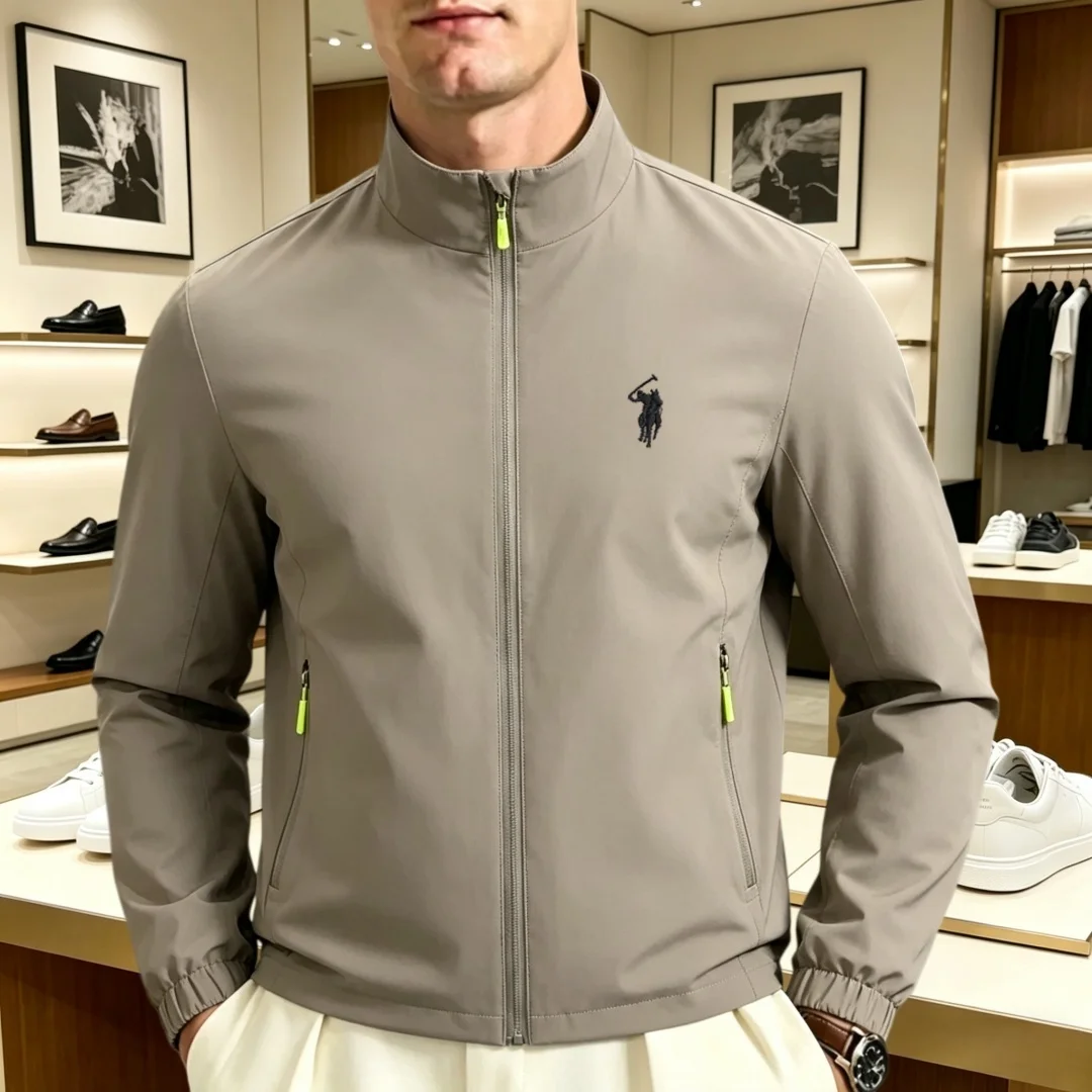 2026new high-end brand men's women's long sleeve zipper jacket autumn fashion exquisite Embroidery waterproof wear-resistant top - Image 5