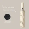 24-Bone Automatic Folding Large High-quality Umbrella And Strong Umbrella Family Entertainment Outdoor