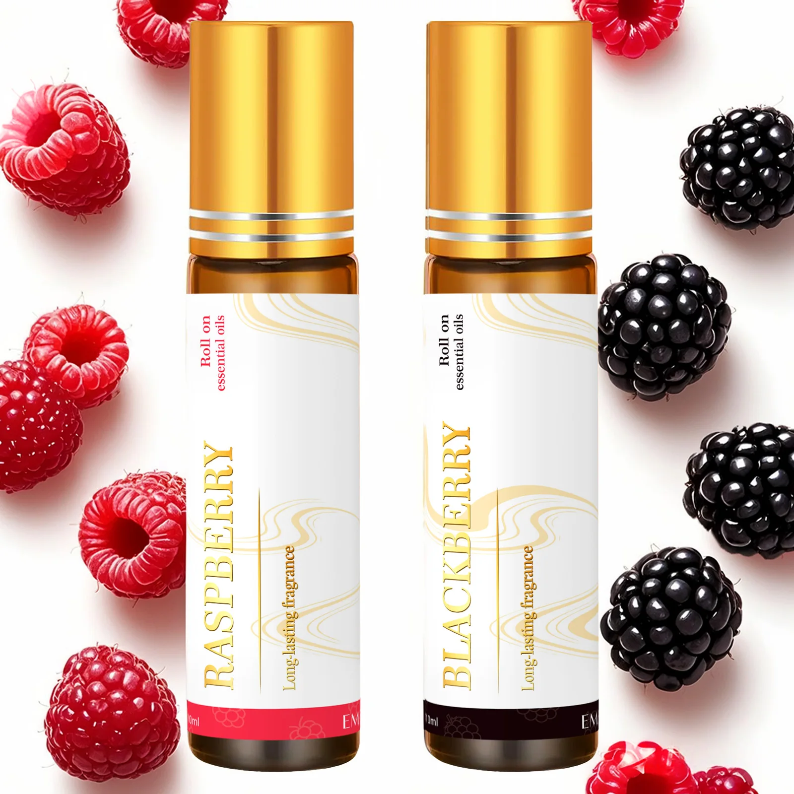 2PC 10ML Fragrance Oils Roller Fragrance Oil Lavender Lollipiop Cookie Vanilla Coconut Scent Long Lasting Gift To Friends - Image 2