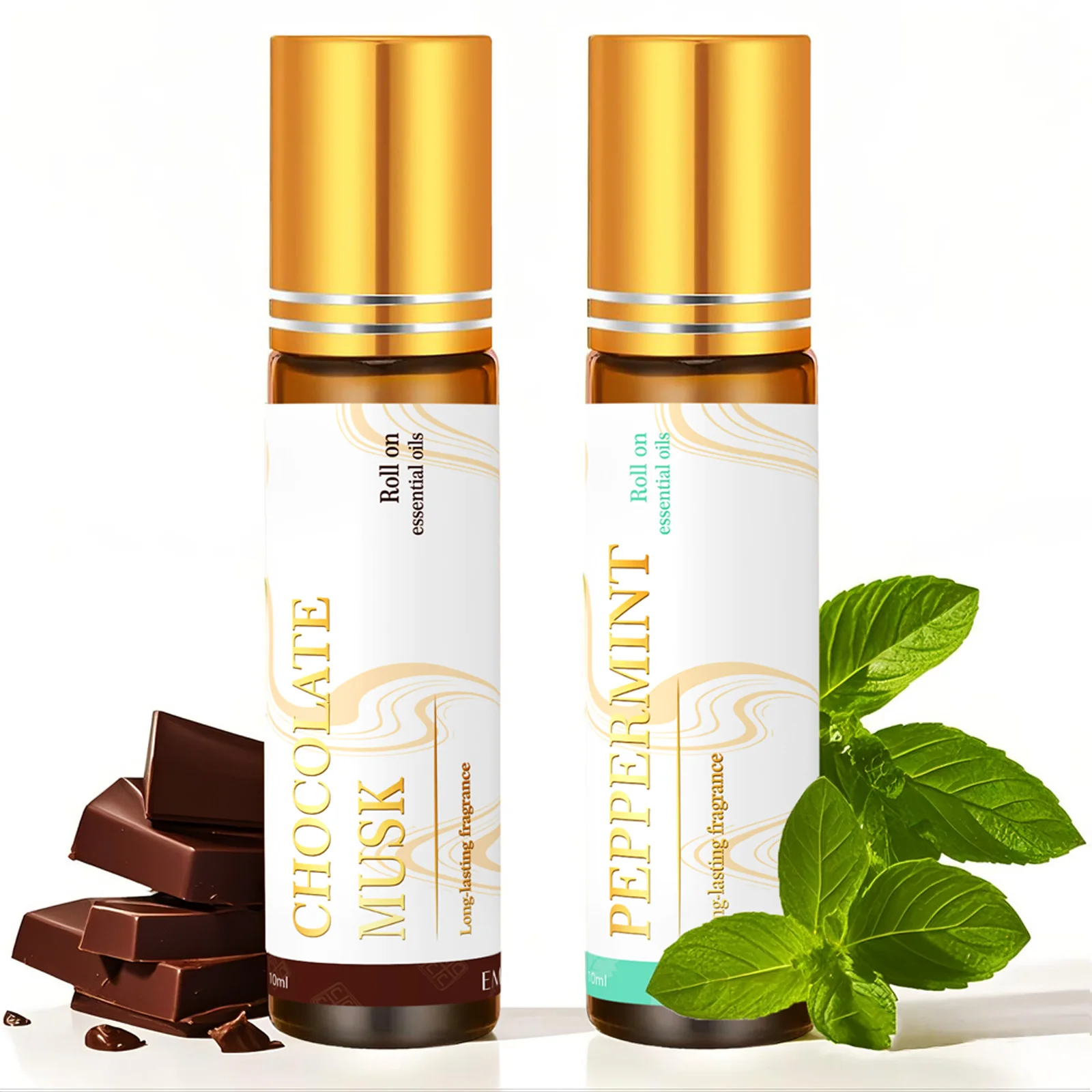 2PC 10ML Fragrance Oils Roller Fragrance Oil Lavender Lollipiop Cookie Vanilla Coconut Scent Long Lasting Gift To Friends - Image 4