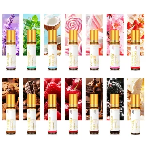 2PC 10ML Fragrance Oils Roller Fragrance Oil Lavender Lollipiop Cookie Vanilla Coconut Scent Long Lasting Gift To Friends