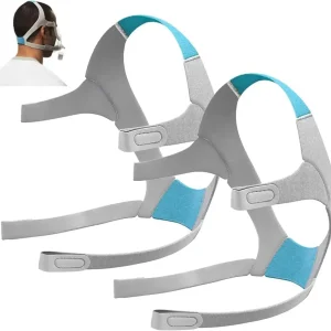 2PCS AirFit F20 Headgear Replacement - Adjustable Soft CPAP Mask Strap, L Size for Home Ventilator