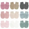 3 Pairs Newborn Gloves Jacquard Anti Scratch Infant Gloves Cotton Newborn Gift Baby Gloves Kids Care Toddler Accessories