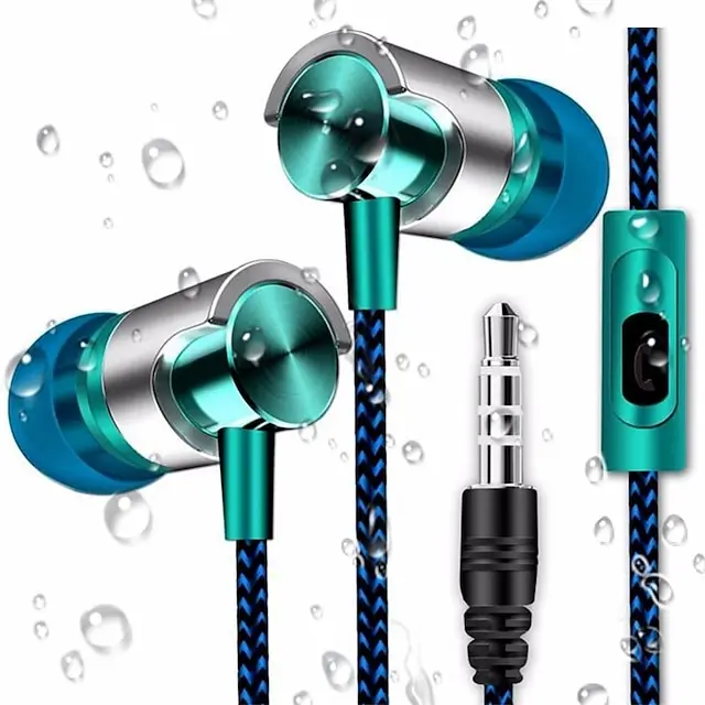 3.5mm Wired Headphone Noise Canceling In-ear Earphone In Ear Noise Cancellation Ergonomic Design HIFI Stereo Sport Music Headset - Image 2