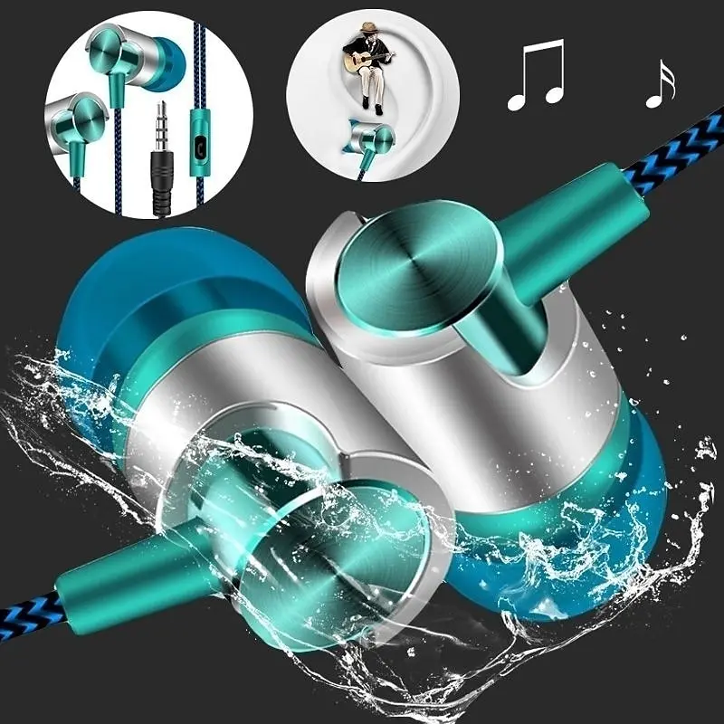3.5mm Wired Headphone Noise Canceling In-ear Earphone In Ear Noise Cancellation Ergonomic Design HIFI Stereo Sport Music Headset - Image 3