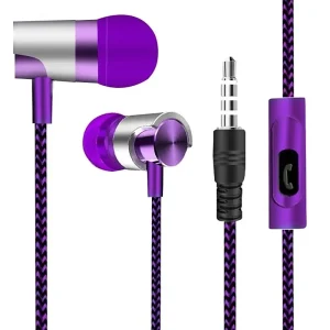 3.5mm Wired Headphone Noise Canceling In-ear Earphone In Ear Noise Cancellation Ergonomic Design HIFI Stereo Sport Music Headset