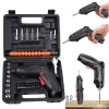 3.6v Power Tools Set Household Maintenance Repair Built-inLithium Battery Mini Household Electric Drill Cordless Screwdriver Col